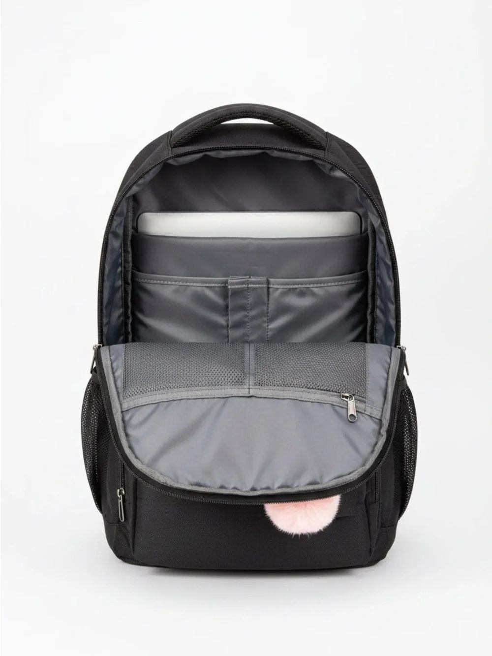 Demon Hunter Girl Black & Pink Graphic Compact Backpack - Unbranded